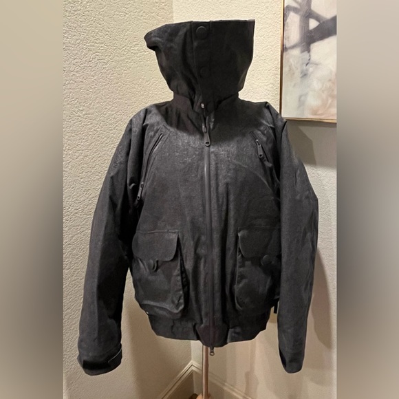 Adidas Stella McCartney Women’s Recco Ski Jacket Coat Charcoal Gray L - Picture 2 of 16